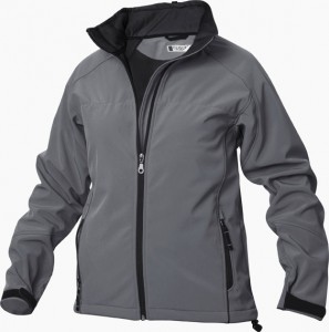 Softshell jacket dames antraciet s