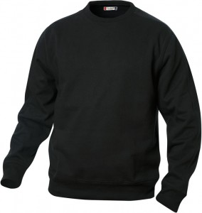 Canton sweatshirt 280 g/m2 zwart xs