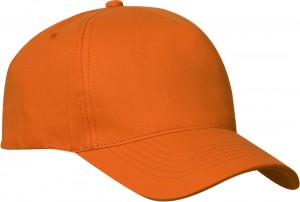 Clique Texas Cap met velcro sluiting diep oranje