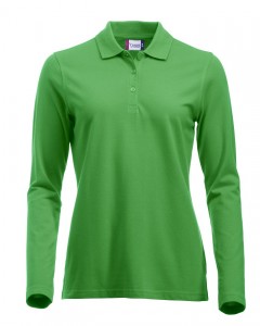 Classic Marion ds polo LM grasgroen xs
