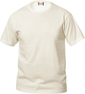 Basic-T bodyfit T-shirt 145 gr/m2 licht beige xs