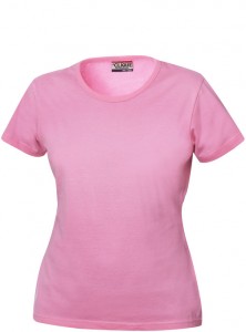 Fashion-T T-shirt Ladies 160 g/m² helder roze s