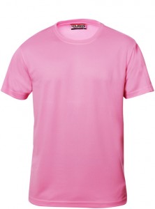 Ice-T t-shirt hr polyester 150 g/m² he. roze s