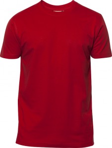 Premium-T hr t-shirt 180 g/m² rood s