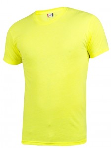 Neon-T t-shirt polyester 160 gr/m2 neon geel xs