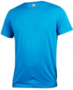 Neon-T t-shirt polyester 160 gr/m2 neon blauw xs